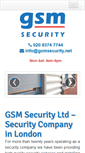 Mobile Screenshot of gsmsecurity.net