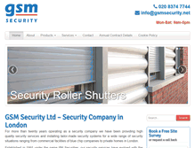 Tablet Screenshot of gsmsecurity.net